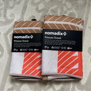Nomadix Fitness Towel - 2 individual towels Brown and Orange